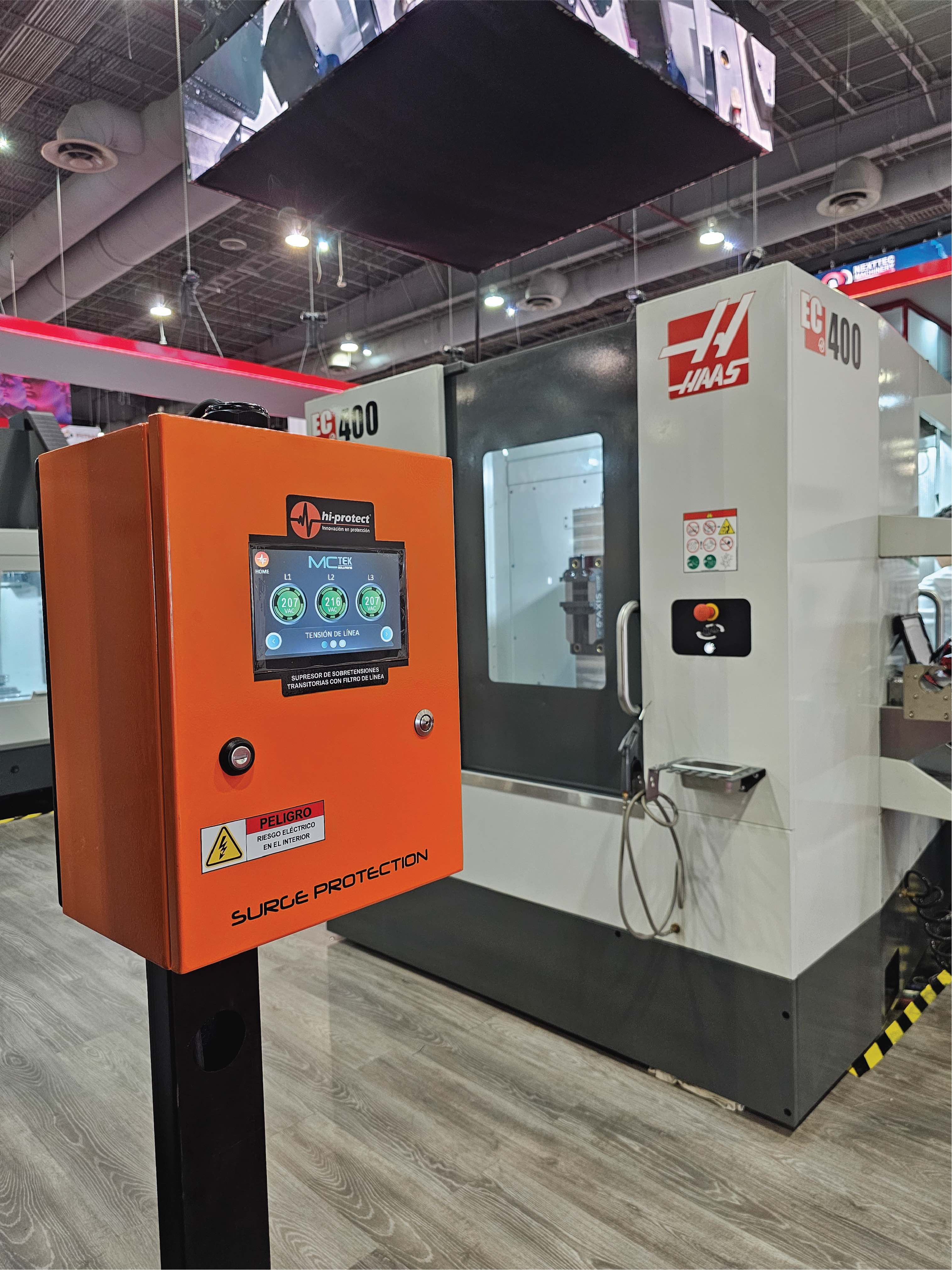 Protección de sobretensiones de máquinas CNC